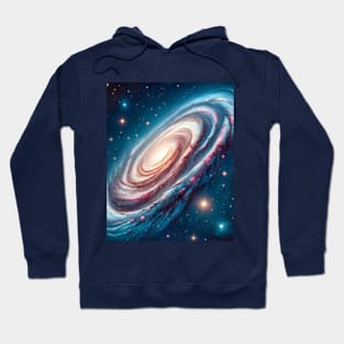 Celestial Splendor:Artistic Galaxy Hoodie